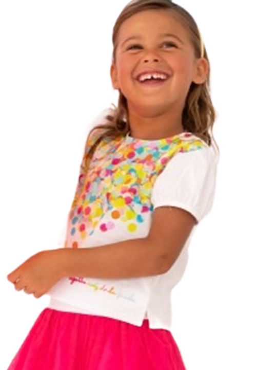 Kinder-Set mit Rock Sommer 2Stück Rosa