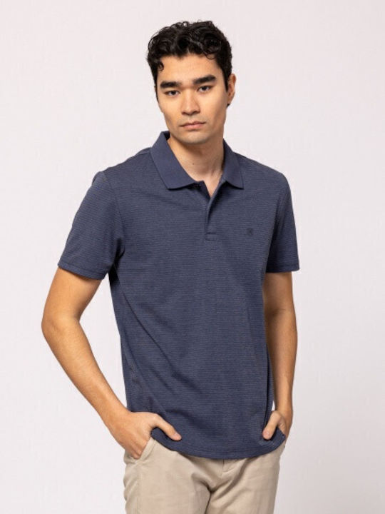 Polo Blouse Navy Blue
