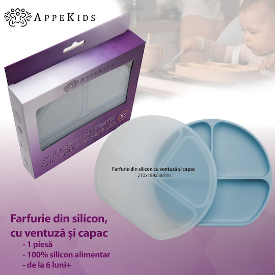 AppeKids din silicon Turcoaz