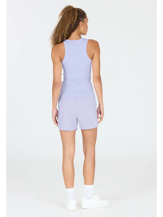 Women's Athletic Blouse Sleeveless Fast Drying Purple