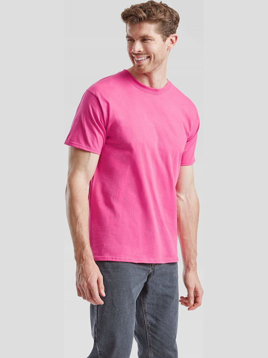 Herren Valueweight T-Shirt Fuchsia Größe 2XL