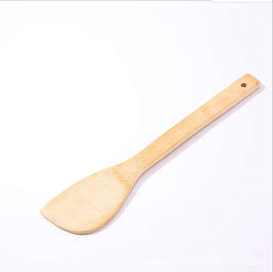Σετ Bamboo Εργαλείων Μαγειρικής 8τμχ Μπεζ
