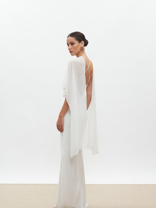 Maxi Evening Dress White