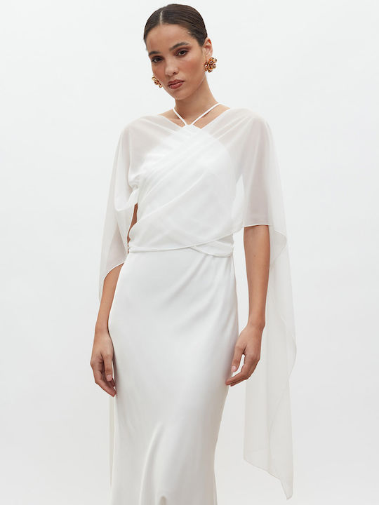 Maxi Evening Dress White