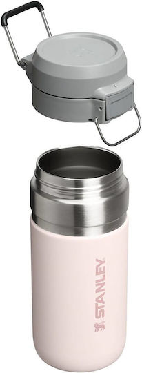 Stanley Quick Flip Flasche Thermosflasche Rostfreier Stahl BPA Frei 470ml Rose