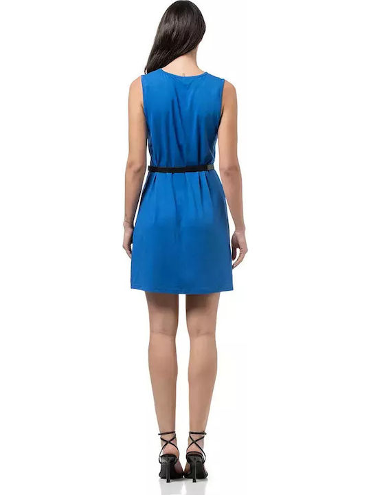 Summer Mini Dress Blue