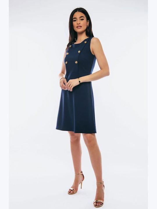 Summer Shirt Dress Blue Maren