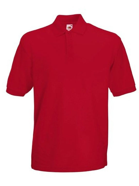 Men's Premium Cotton Polo Shirt Red Size 2xl
