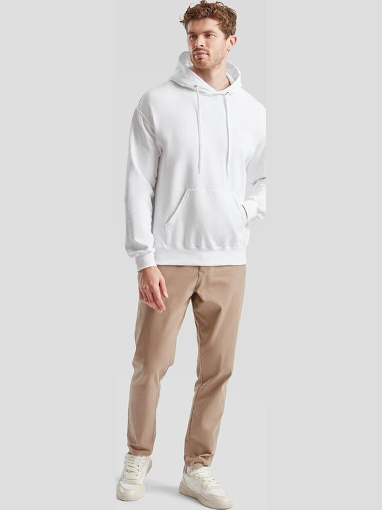 Men's Hooded Sweatshirt White