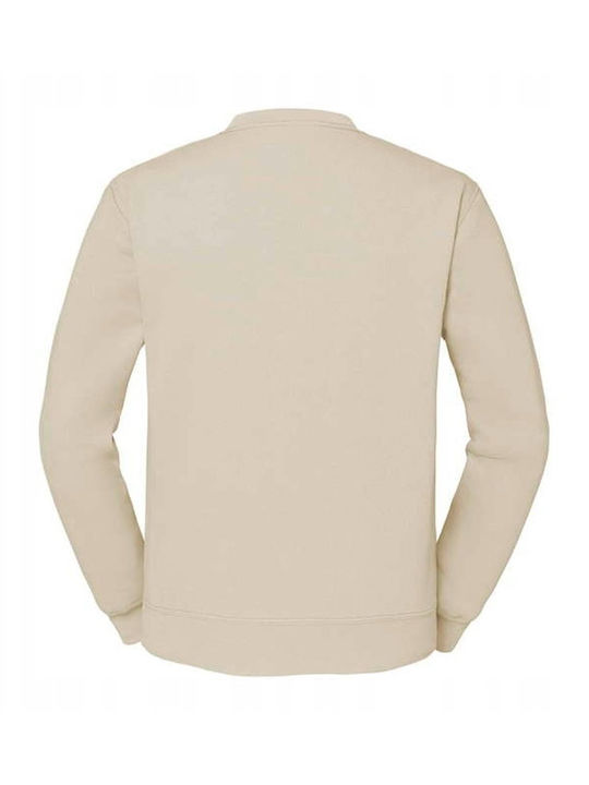 Men's Set-in Sweatshirt Natural Size 2XL