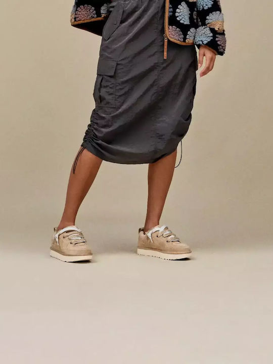 Lo Lowmel Damen Sneakers Senfgelb