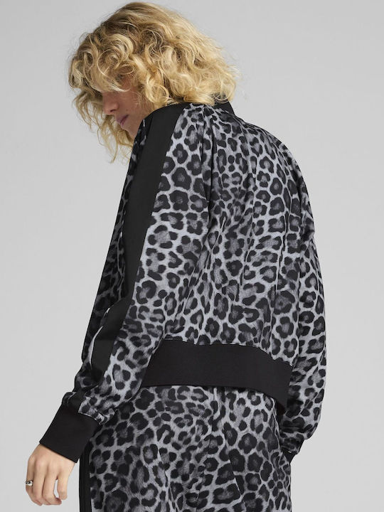 Puma Women's T7 Leo Luxe Aop Short Track Jacket 63234201