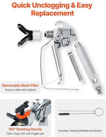 Vevor Airless Air Spray Paint Gun Floating Tumbler