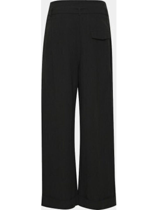 Damen Stoff Hose Black
