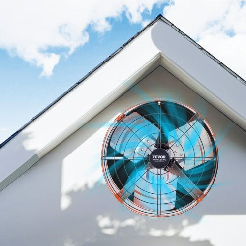 Vevor SQFJ15YC16502BPXZV2 Ventilator industrial Montat pe perete / tavan cu diametrul de 38.1cm