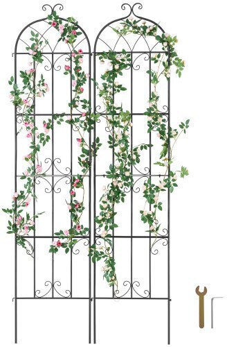 Garden Trellis from Metallic 50.8x220.98cm Bronze Garden Trellis from Metallic 50.8x220.98cm Bronze