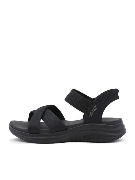 Flex 3.0 Women's Flat Sandals Sporty in Black Color