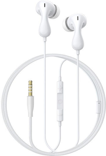 Baseus Encok Hz20 In-ear Handsfree Headphones with Connector 3.5mm White