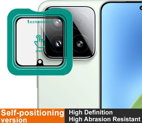 Protecție Cameră Tempered Glass Transparent pentru Xiaomi 15 5G