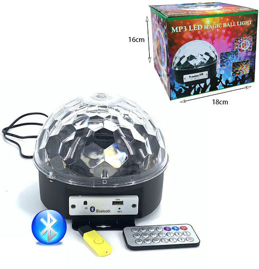 LED-Discolicht USB MP3-Player Fernbedienung MP3 LED-Magische Kugellampe 002509