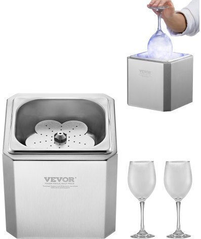 Vevor Επαγγελματικός Παγετώνας Ποτηριών Co2 Μπύρα Γρήγορος Παγωτής Ποτηριών Πάγο Eyhtbbjays00tvc1yv2