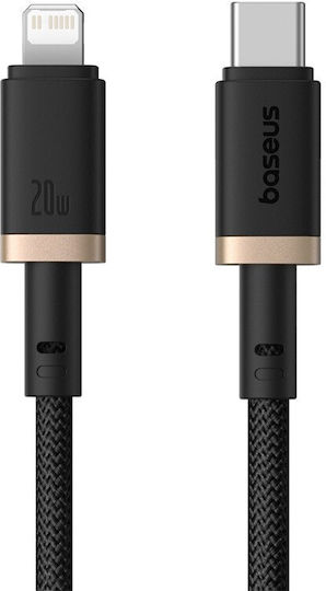 Baseus Dura Braided USB-C to Lightning Cable 20W Black 1m (P10377800U01-00)