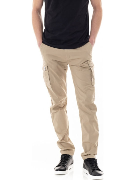 Cesar Παντελόνι Cargo Ελαστικό Beige
