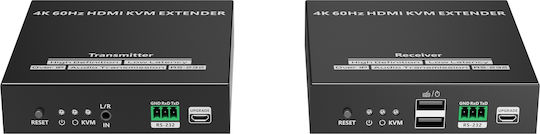 Lenkeng Удължител HDMI През IP 4K60Hz 120м Lkv582kvm