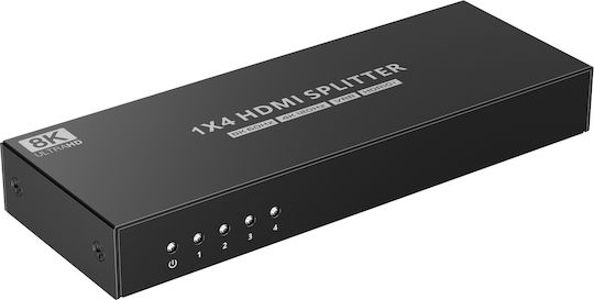 Lenkeng Hdmi Splitter 2.1 8k60hz/4k120hz 1x4 Lkv864