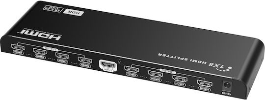 Lenkeng HDMI Splitter 2.0 4K60Hz Scaler 1x8 LKV318HDR-V3.0