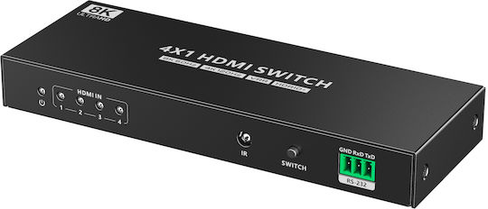 Lenkeng Comutator HDMI 4x1 8k60hz Lkv841