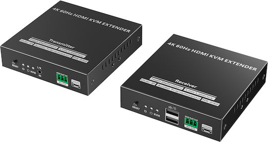 Lenkeng Удължител HDMI През IP 4K60Hz 120м Lkv582kvm