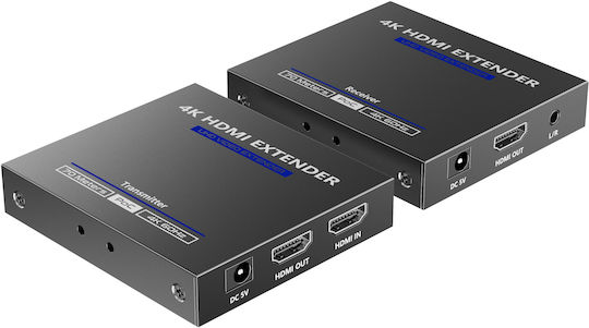 Lenkeng Удължител HDMI През Ethernet 70м 4K Poc Ir Loop Lkv565p