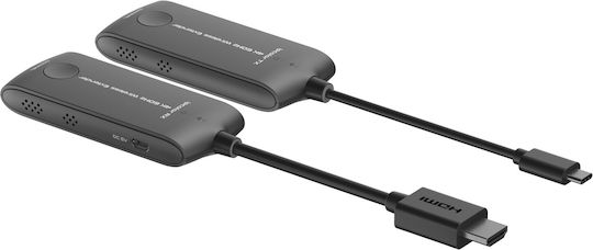Lenkeng Hdmi Wireless Extender 4k60hz Mini 20m Usb-c Lkv488type-c