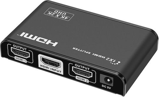 Lenkeng Hdmi Splitter 2.0 4k60hz Scaler 1x2 Lkv312hdr-v3.0