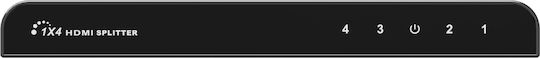 Lenkeng HDMI Сплитер 2.0 4k60hz Скейлър 1x4 Lkv314hdr-v3.0