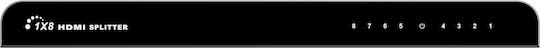 Lenkeng HDMI Splitter 2.0 4K60Hz Scaler 1x8 LKV318HDR-V3.0