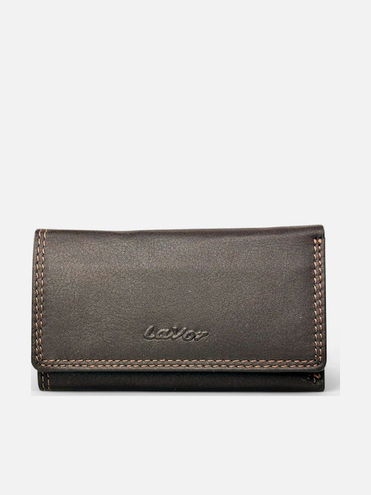 Lavor Leather Key Holder Unisex 1-7244 Brown