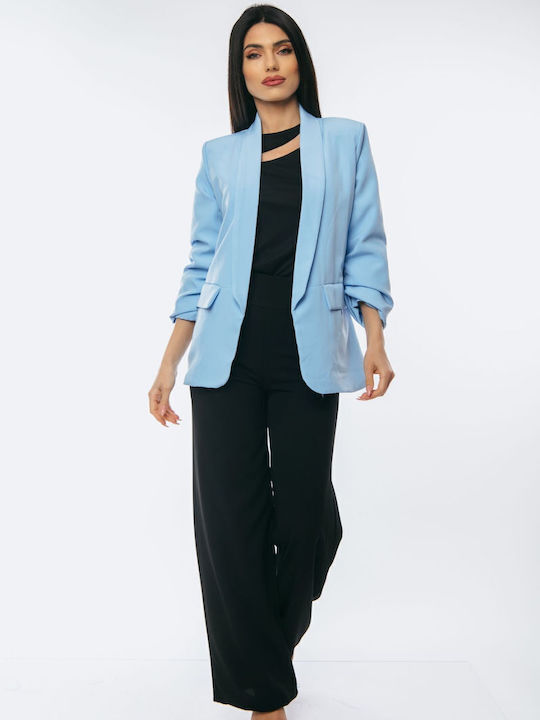Dress Up Women's Blazer Sky Blue
