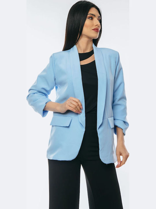 Dress Up Women's Blazer Sky Blue