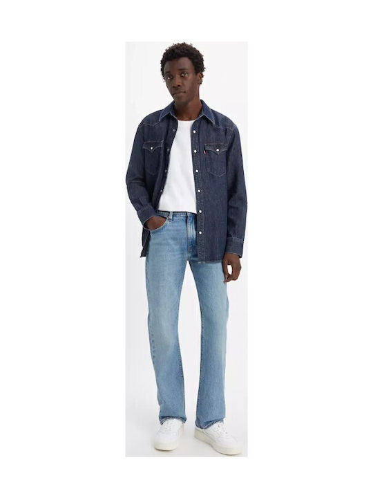 527 Men's Jeans Pants with Slim Fit Blue