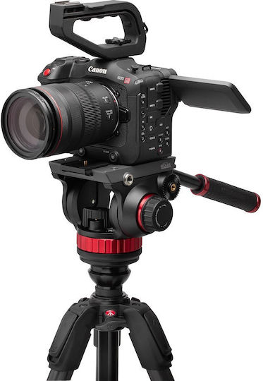 Manfrotto 502ah Video Head & Mt055xpro3 Carbon Tripod Kit