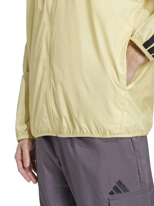 M 3s Men's Athletic Hooded Jacket Yellow