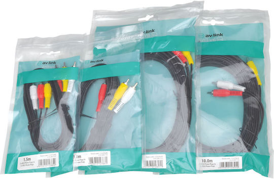 Av Link 3rca Cabluri 3rca Lungime 1.5m 112.072uk