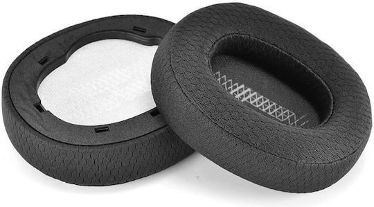 Set 2 Perne pentru Urechi Edman Brainwavz Audio-technica Ath M50x M50xbt M50 M40x M30 M20 M10 Ath-msr7 Over-ear Piele Sintetică Catifea Neagră