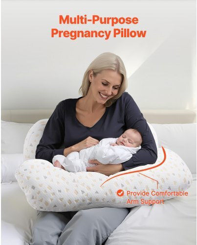 Vevor Pregnancy & Nursing Pillow Gray