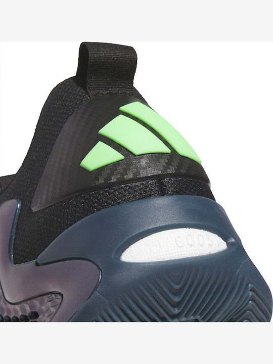 Anthony Edwards 1 Low Pantofi De Baschet Cu Talpă Joasă Arctic Night / Core Black / Screaming Green