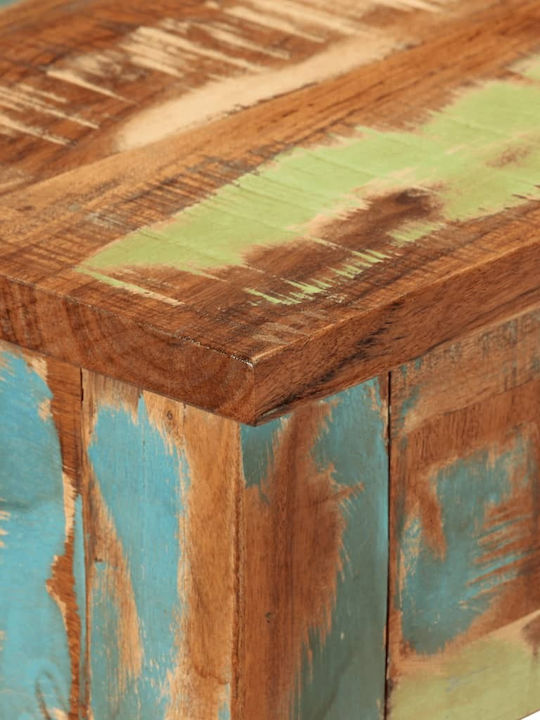 Solid Wood Console Table Coffee L110xW30xH76cm