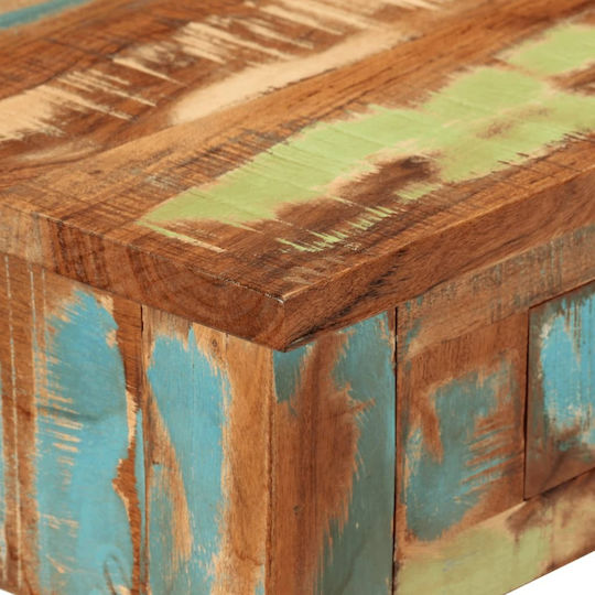 Solid Wood Console Table Coffee L110xW30xH76cm