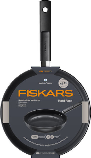 Fiskars Hard Face Aluminum Pan with Lid with Non-Stick Interior Coating 28cm